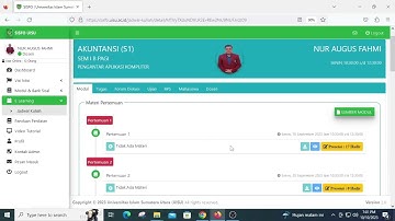 TUTORIAL DOSEN UNTUK UPLOAD MODUL DI MATA KULIAH PADA E-LEARNING PADA APLIKASI SISFO UISU