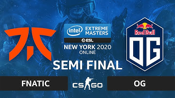 CS:GO - Fnatic vs. OG [Train] Map 1 - IEM New York 2020 - Semi Final - EU