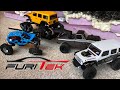 Furitek Lizard Brushless SCX24 Review And Some Crawling With The Rock Bouncer And Dually!