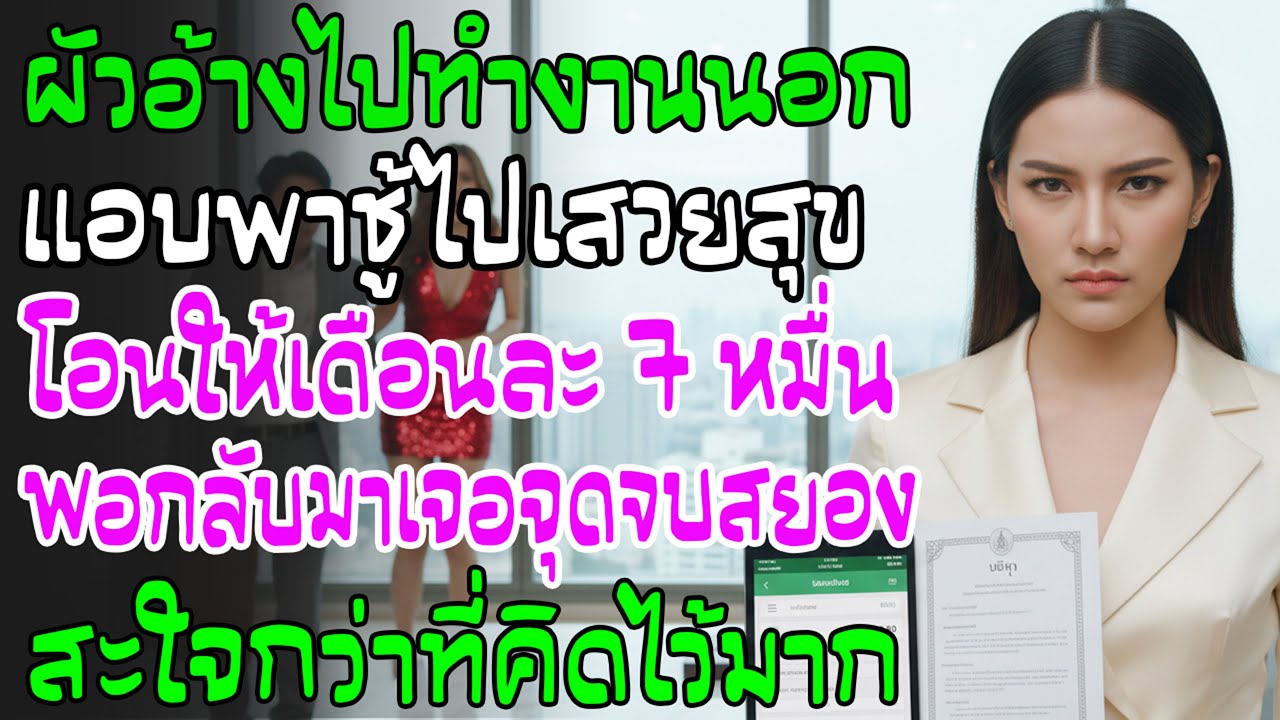 ผัวอ้างไปทำงานนอกพาชู้ไปกก โอน 7 หมื่นปิดปาก พอกลับไทยเจอชะตากรรมคนทรยศคาดไม่ถึง!