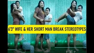 6'3" Tall Wife & Her Short Husband Break Stereotypes