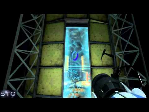 Portal 2 Co-op Playthrough - Chamber 2 (Part 1/2) w/ MarioDragon & GenaralSkar