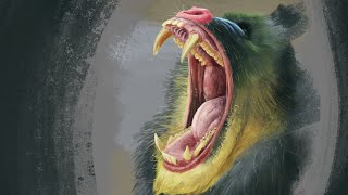 Painting a Mandrill