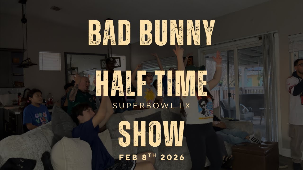 Bad Bunny SuperBowl Halftime Show reaction// My families reaction.