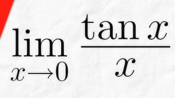 Limit of tanx/x as x approaches 0 | Calculus 1 Exercises
