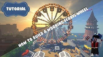 How To Build A Working Ferris Wheel! | Minecraft 1.17.1 Tutorial / 動く大観覧車の作り方 | マインクラフト チュートリアル