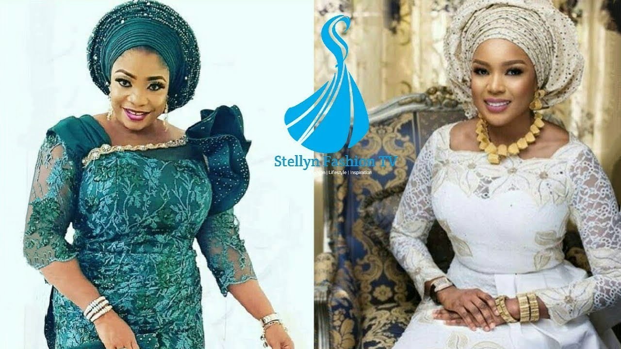 latest hausa lace styles