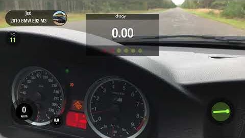 E92 M3 STAGE 2 - 435ps dragy run 0-100 100-200 1/4 mile LAUNCH CONTROL