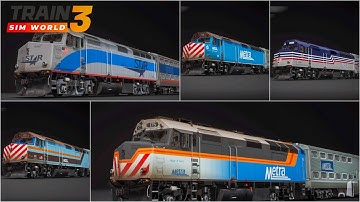 F40PH-2C + gallery cars Livery Pack no.1 for the Creators Club | preview (TSW3 | PS4 ) #tsw3