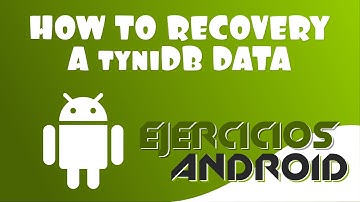 How to recover a tyniDB informations | App Inventor 2