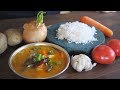 サンバル(南インドの野菜カリー)つくるよ