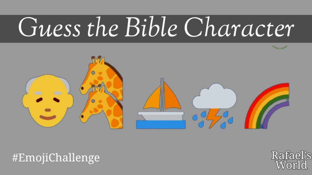 Emoji Bible Quiz Guess The Bible Character Quiz Part 1 Biblequiz Youtube