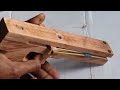 How to Make Handmade Wooden Slingshot Pistol | Unique DIY Shooting Tool #DIY #Slingshot #Handmade
