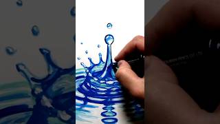 Water Splash Acrylic Markers Art