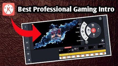 Slash Logo Reveal Intro In Kinemaster | Kinemaster Se Gaming Intro Kaise Banaye | Technical Vikk