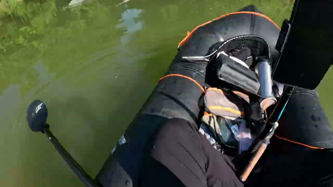Bass Fishing Live Streaming Highlight USA Lake Kokopelli Packraft paddling inflatable kayak megabass