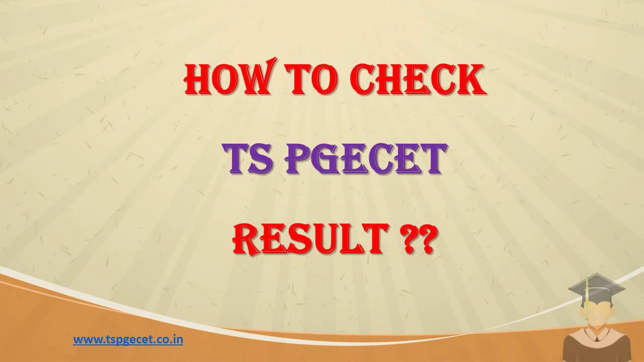 TS PGECET Results 2017 - How to check TS PGECET 2017 Results within one minute?