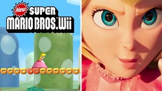 The Super Mario Bros. Movie Princess Peach Training Course Clip Recreated in Super Mario Bros.Wii