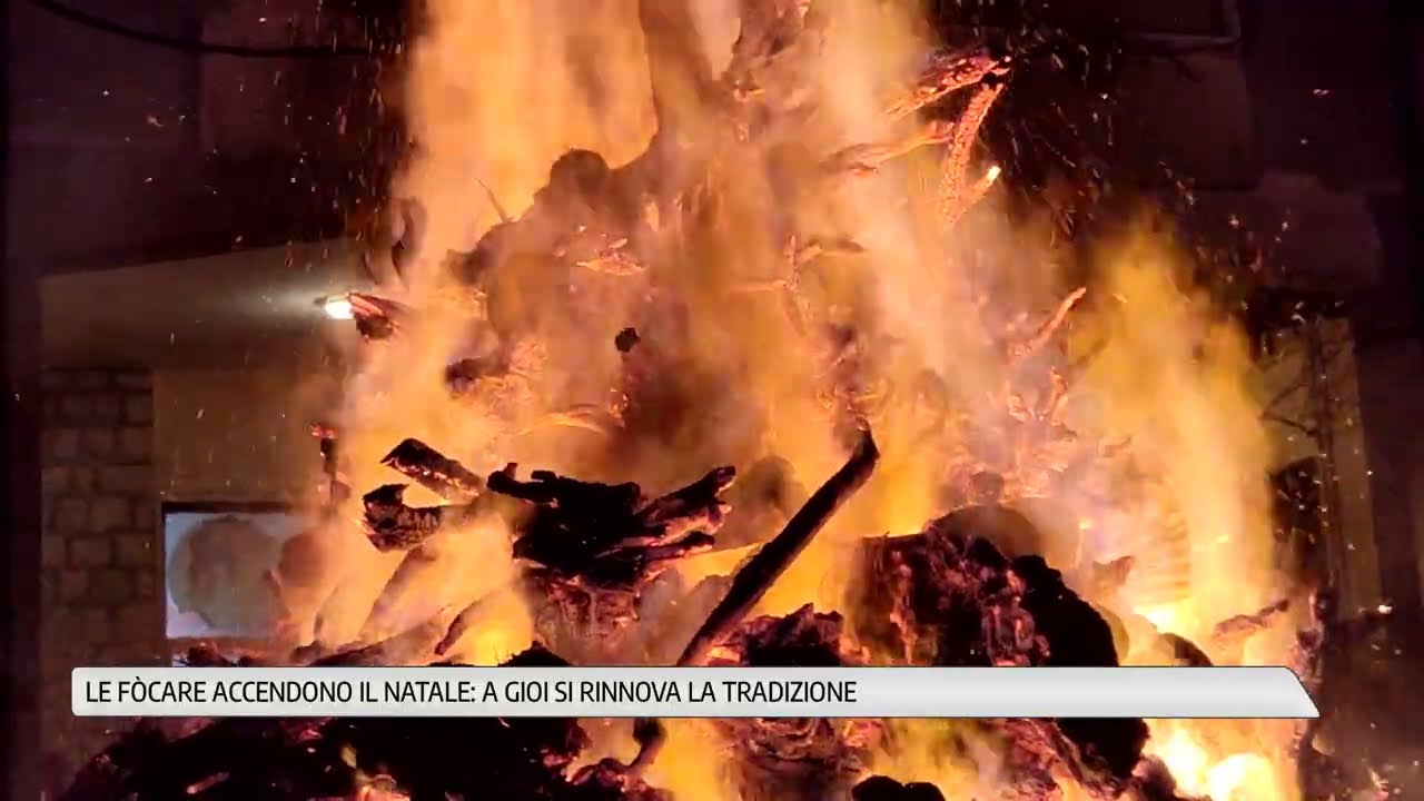 Natale nel Cilento: a Gioi rinnovata la tradizione delle "Fòcare"