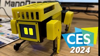 Mini Pupper 2: AI Quadruped Robot at CES 2024 | Khan &amp; Vector