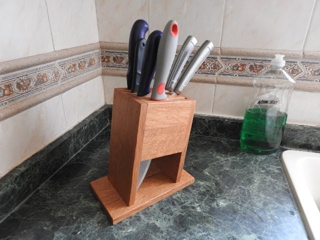 HYVLA Knife block, bamboo - IKEA