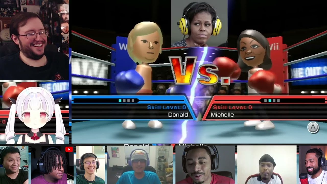 US Presidents Play Wii Sports Boxing [REACTION MASH-UP]