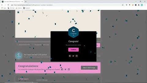 Sum and Difference | Hackerrank solution in C