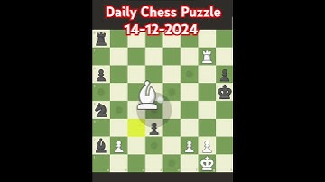 Daily Chess Puzzle Solution from chess.com, Date:- 14-12-2023, blocked by Rook and Bishop, pawn mate