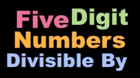 Greatest 5 digit number divided by greatest 2 digit number I Greatest 5 digit number divisibility
