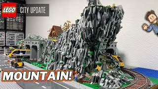 I built a Cliffside Path up a LEGO Mountain!