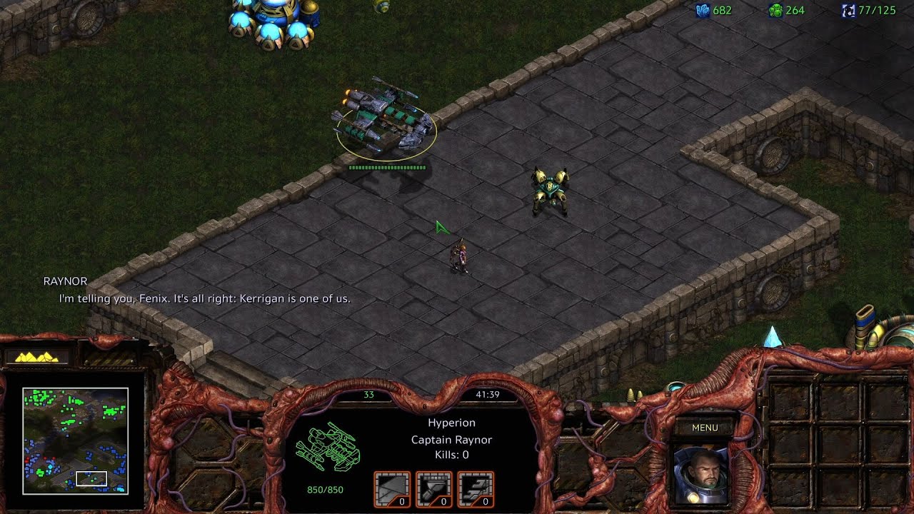 Raynor brings Arcturus to Kerrigan - YouTube