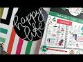 The Happy Planner Stickers CHRISTMAS Flip Through