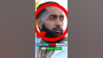 Snoop Dogg Rapid Questions with Nipsey Hussle 👀🤣