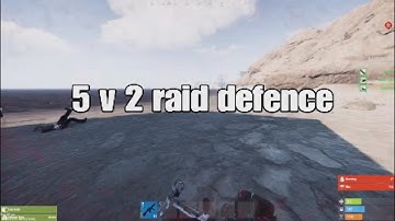 2v5 raid defence rust console