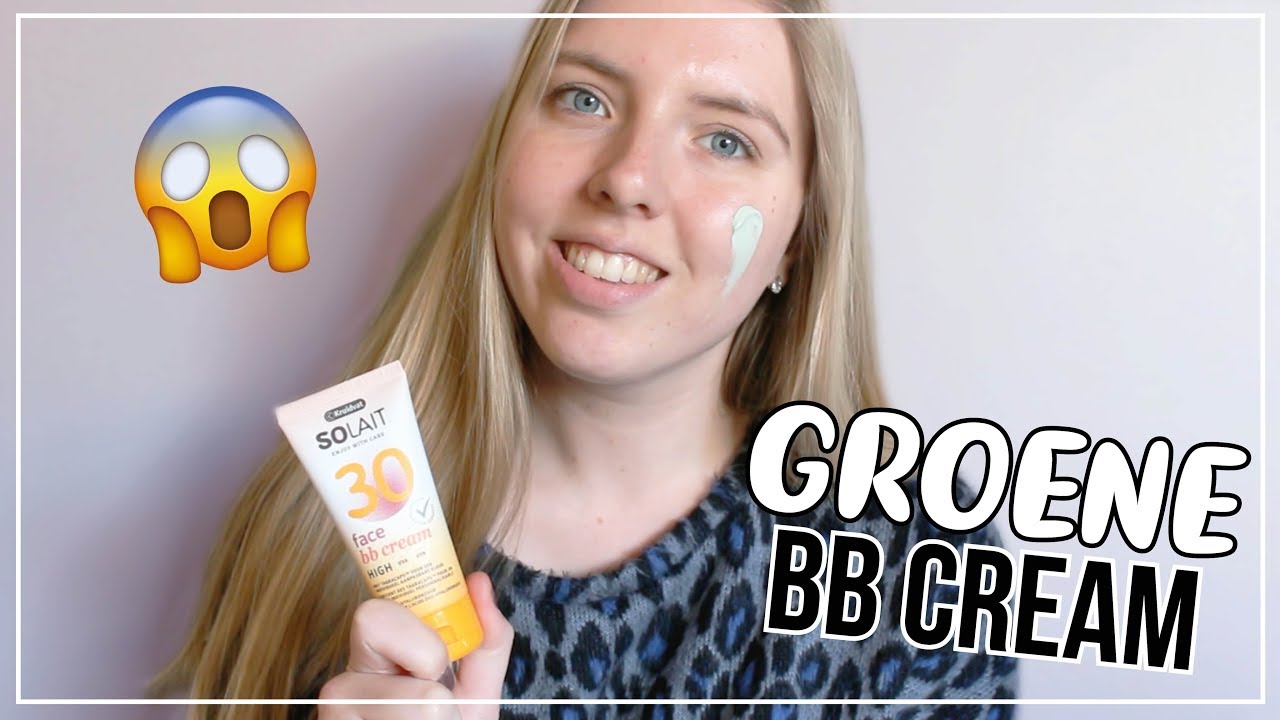 GROENE BB CREAM TESTEN VAN KRUIDVAT (SOLAIT SPF30 FACE BB CREAM) - YouTube