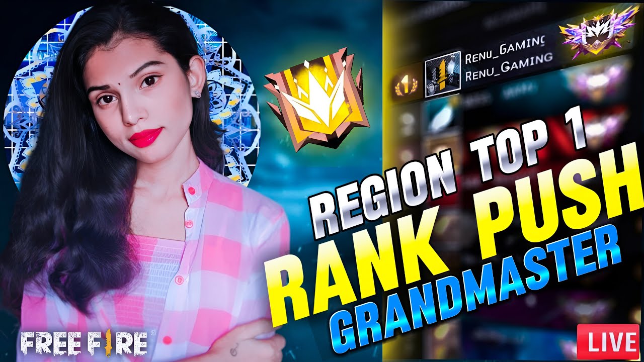 One Day Grand Master Rank Push - Free Fire Live In Telugu - Garena ...