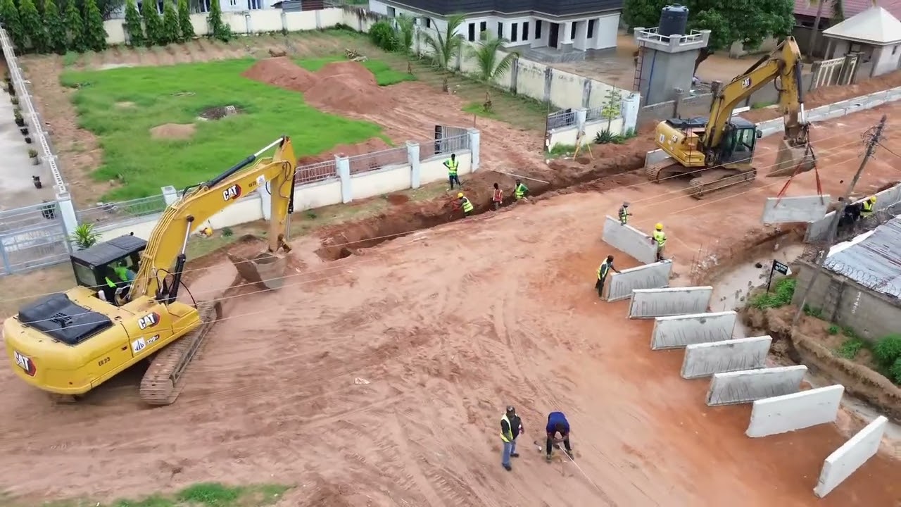 One among the many roads under construction in Makurdi, Benue State capital by Governor Alia