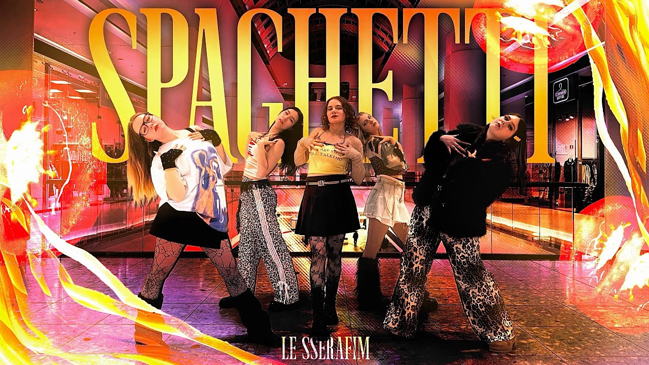 [KPOP IN PUBLIC | ONE TAKE] LE SSERAFIM (르세라핌) SPAGHETTI dance cover by SLAYERS