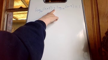 More complicated logarithmic equations