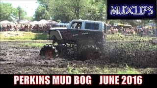 Perkins Mud Bog - Comatose Cj Jeep Plays In The Mud Pit June 2016