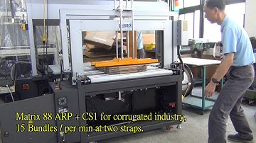 Strapping Machine Matrix 88ARP & Bundle Squaring Machine-CS1