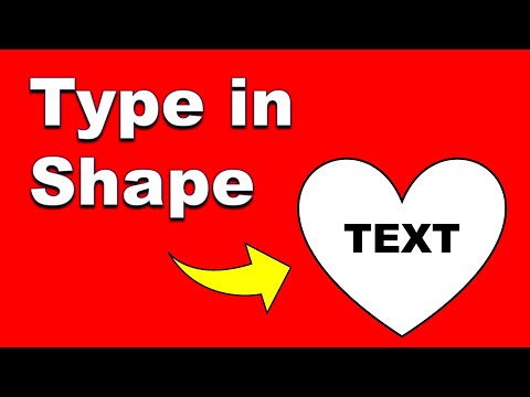 How to Write Text in Shapes in Word ( Microsoft )