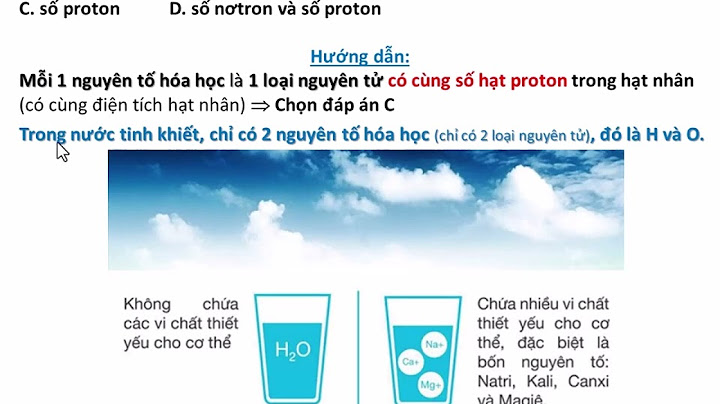 Nguyên tố hóa học là những nguyên tử có cung năm 2024