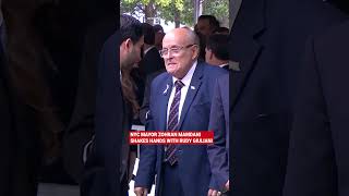 Mamdani, Giuliani Shake Hands at 9/11 Anniversary Ceremony