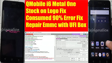 QMobile i6 Metal One Logo Par Stock ya Red Light After Flash 100% Solution UFI Box