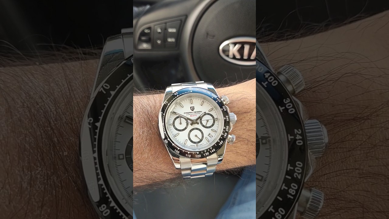 Pagani design PD1644 Rolex dytona homege. Seiko VK63 Mechaquartz movement 