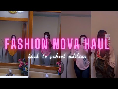 BACK TO SCHOOL FASHION NOVA TRY ON HAUL 2022