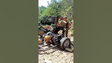 Vertical Log Spliter #logsplitter #woodworking #woodwork #firewood #machine