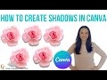 How to create shadows in Canva