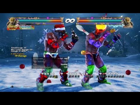 King df+2,1 Counterhit to Dash, df+4,3, df+2,1 Combo Practice v5 Tekken 7 20231216154817